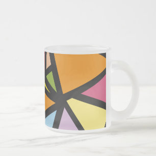 Tasse Givré Triangles colorés motif 3