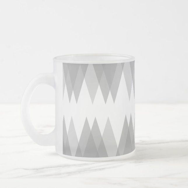 Tasse Givré Triangles gris (Gauche)
