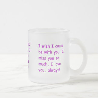 Tasse Givré Tu me manques tellement d'amour que tu souhaites t