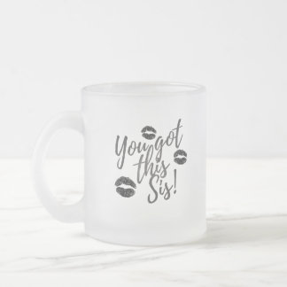 Tasse Givré Tu Vas Réussir Sœur !