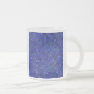 Tasse Givré Tuiles bleues de salle de bains