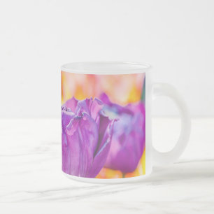 Tasse Givré Tulipes Enchantant violet