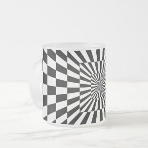 Tasse Givré tunnel d'échiquier d'illusion optique