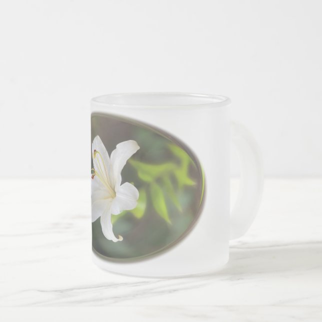 Tasse Givré Twilight white lily (Devant droit)