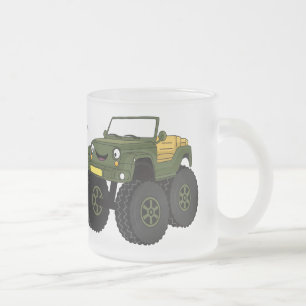 Tasse Givré Un Green Monster truck