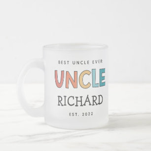Tasse Givré Uncle personnalisé Retro cadeau meilleur oncle jam