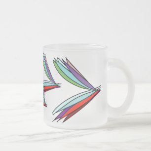 Tasse Givré Une bourrasque des flottements