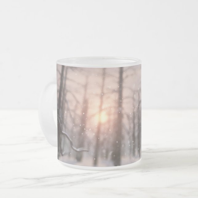 Tasse Givré Une nuit d'hiver dans la boue de rêve (Devant gauche)