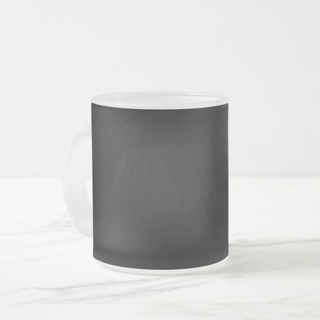 Tasse Givré Une texture noire solide et sombre remplit l'image (Devant gauche)