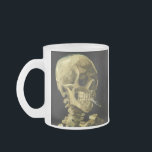 Tasse Givré Van Gogh Fumer du squelette<br><div class="desc">Mug de café en verre dépoli avec peinture à l’huile de Vincent van Gogh Crâne d’un squelette avec cigarette brûlante (1885-1886). Un grand cadeau pour les amateurs de post-impressionnisme et d'art hollandais !</div>