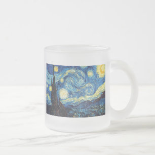 Tasse Givré van gogh la nuit étoilée 1889 Art Vintage