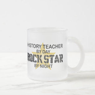 Tasse Givré Vedette du rock de professeur d'histoire