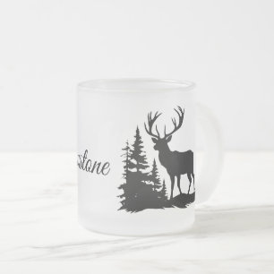 Tasse Givré Verre givrée Mug-Yellowstone Deer