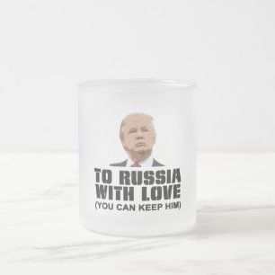 Tasse Givré Vers la Russie avec amour