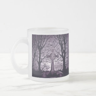 Tasse Givré Version gothique de pourpre de pierre tombale de