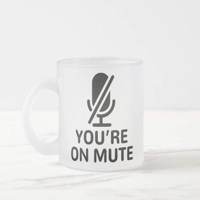 Tasse Givré Video Call, vous êtes muet (Gauche)