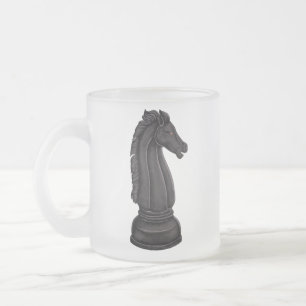 Tasse Givré Vintage morceau d'échecs noir