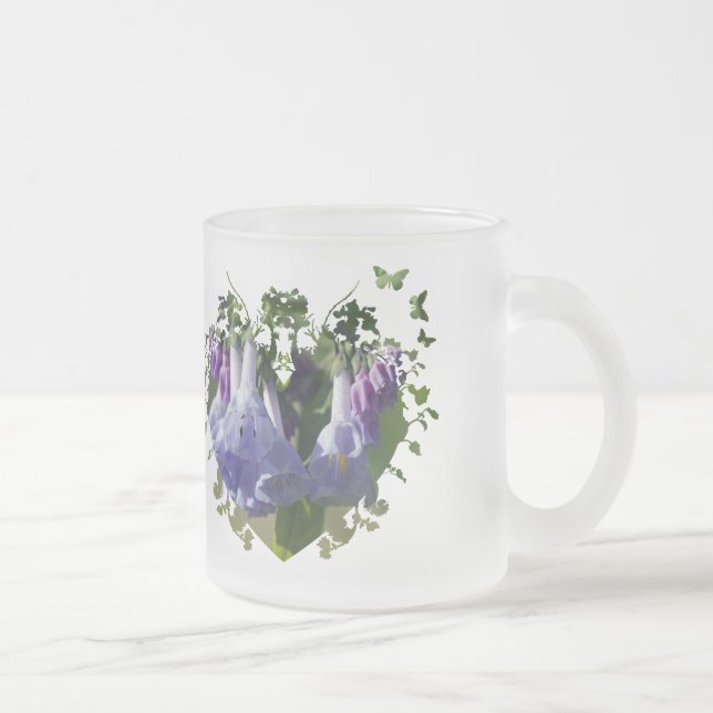 Tasse Givré Virginia Bluebells Fleurs sauvages (Droit)