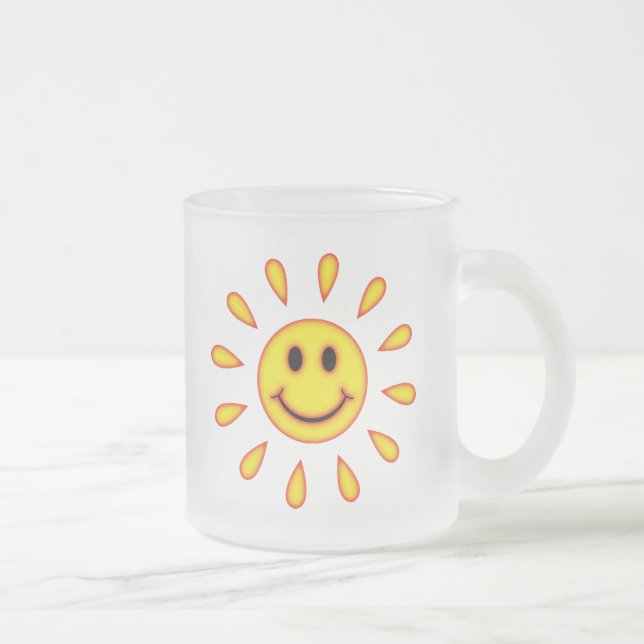 Tasse Givré Visage de soleil (Droit)