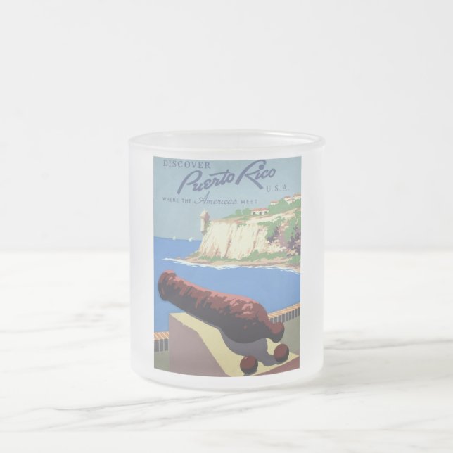 Tasse Givré Visite de la forteresse El Morro, Porto Rico, Vieu (Centre)