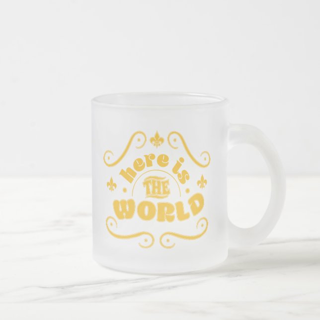Tasse Givré Voici le monde (Droit)
