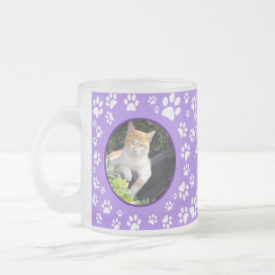 Tasse Givré Vos photos commémoratives de chats Empreintes de p