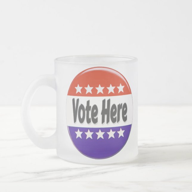 Tasse Givré Votez ici (Gauche)