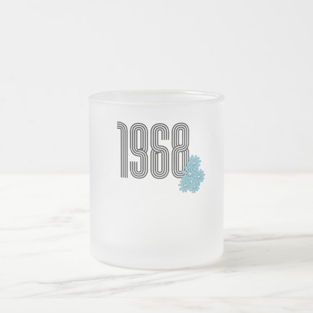 Tasse Givré Voyage de paix Hippie 1968 Power Aqua (Centre)