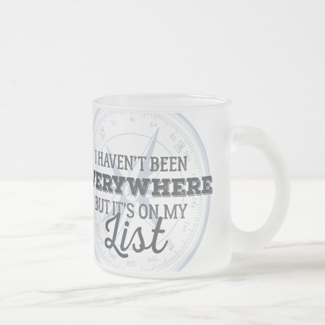 Tasse Givré Voyagent plus de citation de motivation de timbre (Droit)