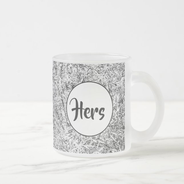 Tasse Givré Willow se déleave. Abstract (Droit)