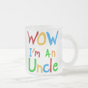 Tasse Givré WOW Je suis un T-shirt Oncle et des GIfts