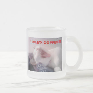 Tasse Givré Yawning de chat