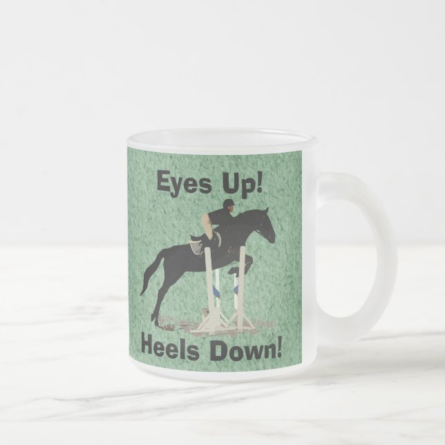 Tasse Givré Yeux ! Talons vers le bas ! Pullover de cheval (Droit)