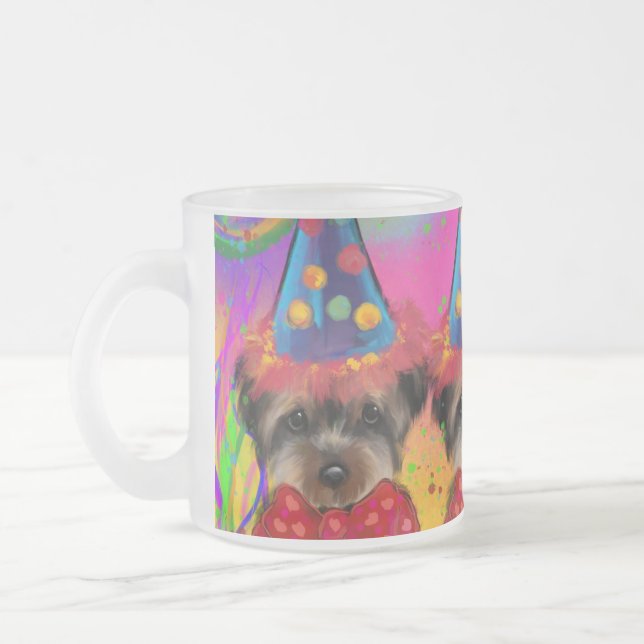 Tasse Givré Yorkie Poo (Gauche)