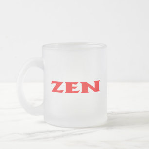 Tasse Givré Zen rouge givré