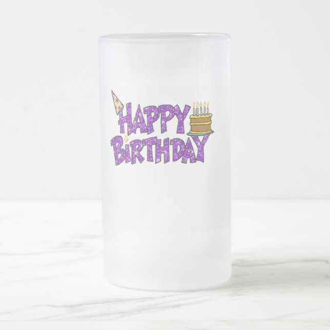 Tasse givrée d'anniversaire (Centre)