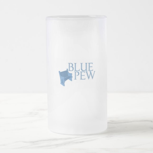 Tasse givrée de banc bleu (Centre)