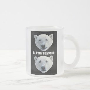 Tasse givrée de club bipolaire d'ours