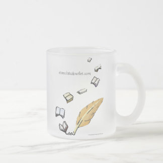 Tasse givrée de mots en vol