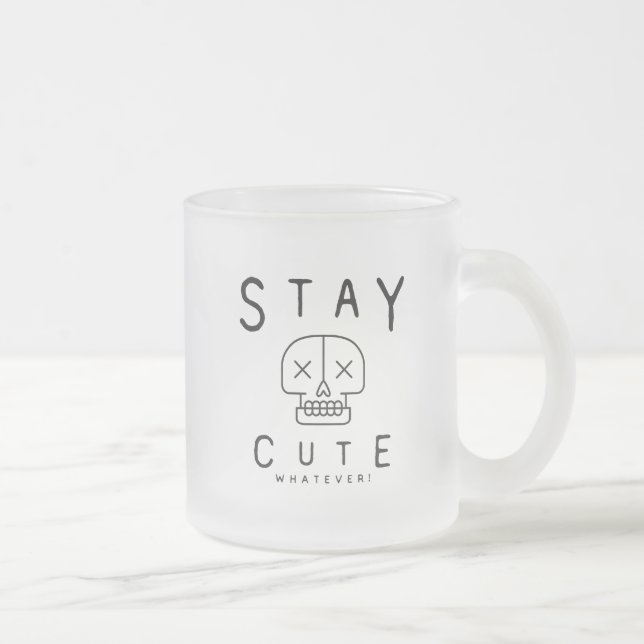 Tasse givrée en verre givré de 10 onces (Droit)