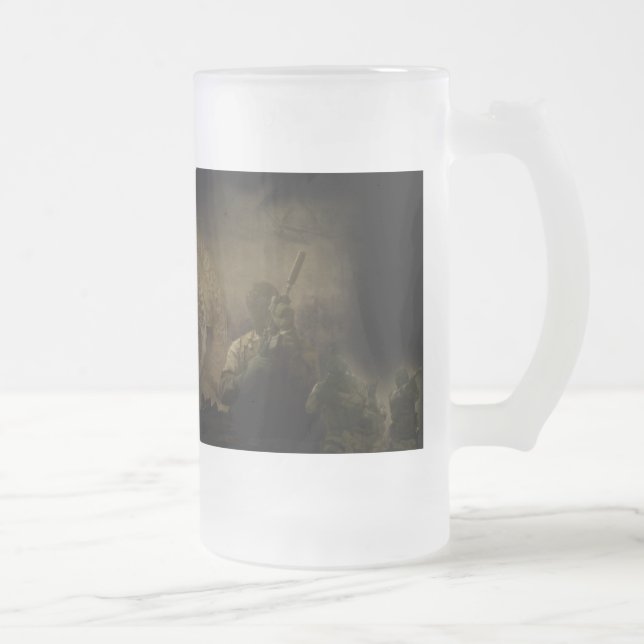 Tasse givrée noire d'uF (Droit)