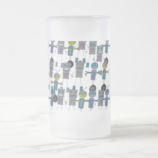 Tasse givrée par armée de robot (Centre)