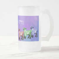 Tasse givrée par chèvre miniature de Mulitcolored