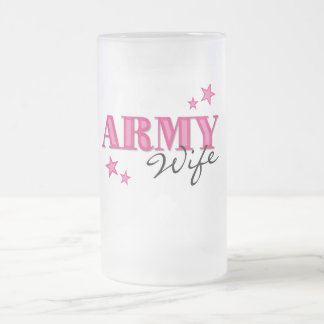 Tasse givrée par épouse d'armée de roses indien