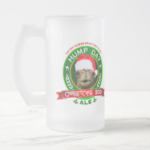 Tasse givrée par étiquette de bière anglaise de