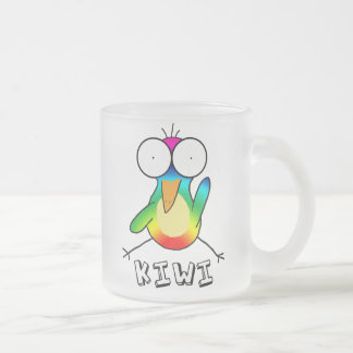 Tasse givrée par kiwi d'arc-en-ciel