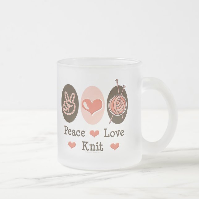 Tasse givrée par Knit d'amour de paix (Droit)