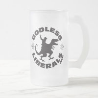 Tasse givrée par logo officiel athée de libéraux