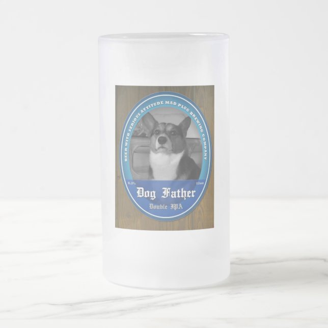 Tasse givrée par père fou de chien de prise (Centre)