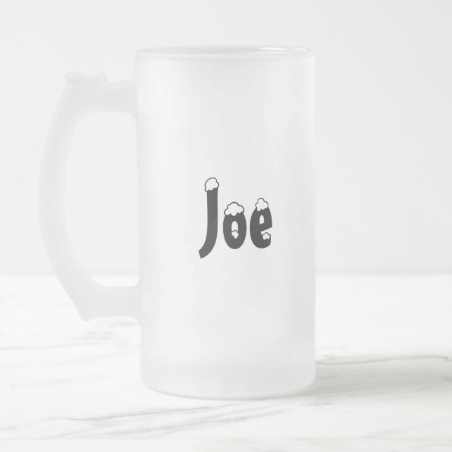 Tasse givrée par style de Joe-Nom (Gauche)